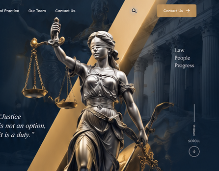Lady Justice sculpture
