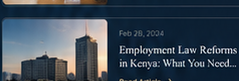 The Role of Law in a Changing Kenya